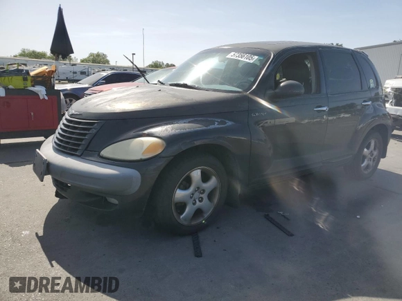2001 Chrysler PT Cruiser with VIN 3C8FY4BB91T541978, listed as a Copart auction lot 57356105 with 202,932 mi miles and Salvage title. Bid and sale history available at DreamBid. Image 1.