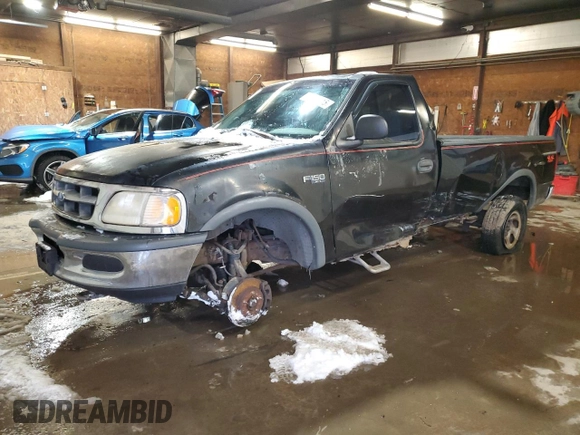 1997 Ford F-150 z VIN 1FTDF18W3VNC15218, wystawiony jako Copart lot #87706315 z przebiegiem 206 418 mil mil oraz Szkoda całkowita • Salvage title. Historia ofert i sprzedaży dostępna na DreamBid. Obrazek 1.