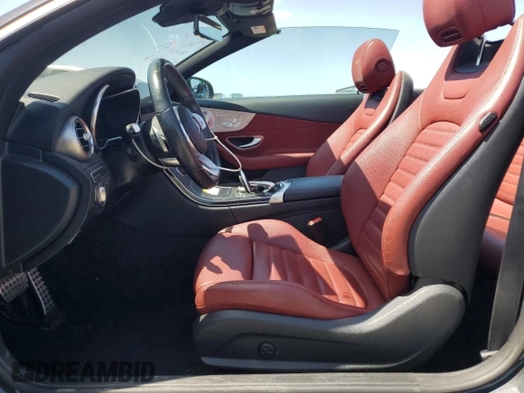 2021 Mercedes-Benz C 300 with VIN W1KWK8DB6MG101030, listed as a Copart auction lot 52044745 with 46,889 mi miles and Salvage title. Bid and sale history available at DreamBid. Image 7.