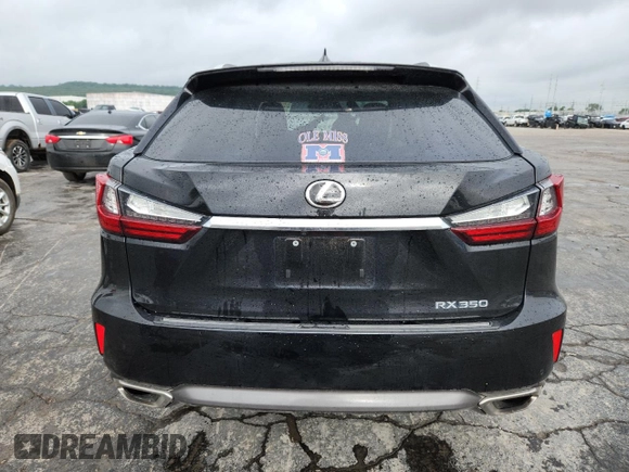 2016 Lexus RX 350 with VIN 2T2BZMCA7GC006349, listed as a Copart auction lot 60284755 with 71,981 mi miles and Salvage title. Bid and sale history available at DreamBid. Image 6.