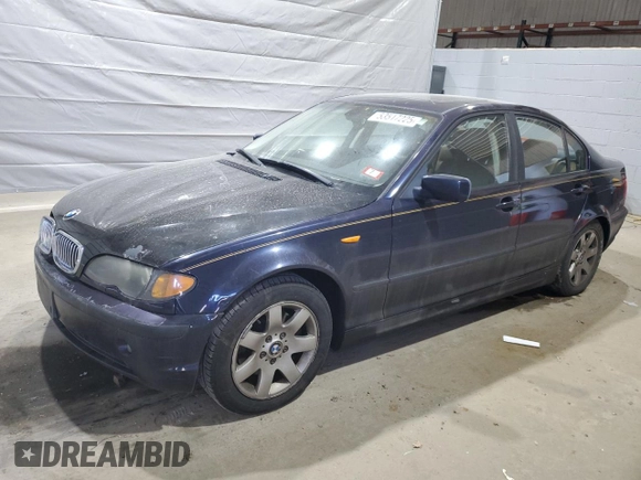 2003 BMW 3 Series 325i with VIN WBAEV33473KL83335, listed as a Copart auction lot 53517225 with 133,388 mi miles and Clean Title. Bid and sale history available at carsss.com. Image 1.