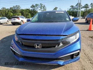 2020 Honda Civic Sedan EX with VIN 19XFC1F33LE024216, listed as a Copart auction lot 52208225 with 48,645 mi miles and Salvage Title. Bid and sale history available at carsss.com. Image 5.