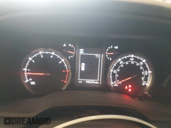 2023 Toyota 4Runner TRD Off Road Premium with VIN JTERU5JR3P6120898, listed as a Copart auction lot 46984915 with 49,525 mi miles and Salvage title. Bid and sale history available at DreamBid. Image 9.