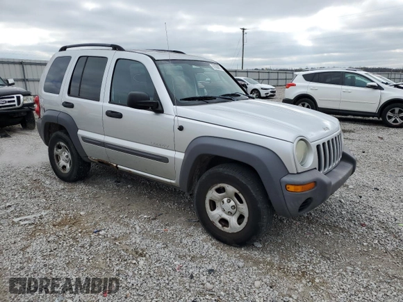 2004 Jeep Liberty Sport with VIN 1J4GL48KX4W195315, listed as a Copart auction lot 51064875 with 260,432 mi miles and Salvage Title. Bid and sale history available at carsss.com. Image 4.