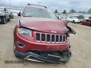 2014 Jeep Grand Cherokee Limited with VIN 1C4RJFBG3EC101265, listed as a Copart auction lot 53833235 with Not Provided miles and Salvage Title. Bid and sale history available at DreamBid. Image 5.