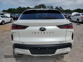 2022 Infiniti QX55 Essential with VIN 3PCAJ5K36NF112610, listed as a Copart auction lot 54300355 with 44,406 mi miles and Clean Title. Bid and sale history available at DreamBid. Image 6.