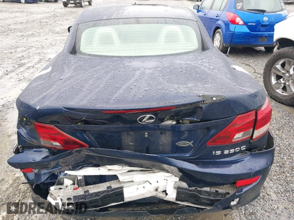 2011 Lexus IS 250 C with VIN JTHFF2C25B2519424, listed as a IAAI auction lot 41523202 with 216,624 mi miles and . Bid and sale history available at DreamBid. Image 6.