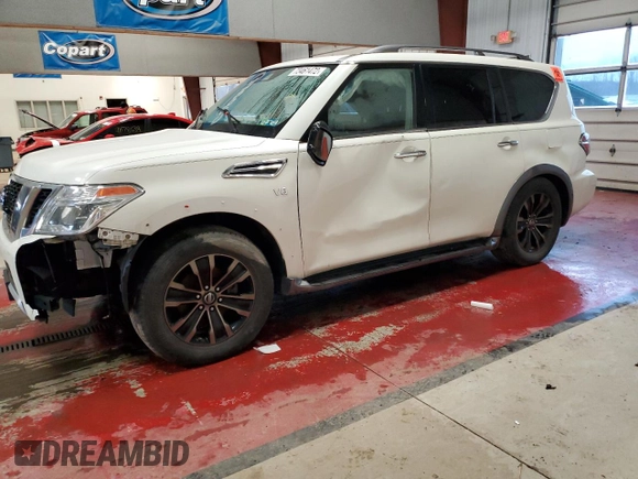 2018 Nissan Armada SV with VIN JN8AY2NC5J9553577, listed as a Copart auction lot 73461472 with Not Provided miles. Bid and sale history available at carsss.com. Image 1.