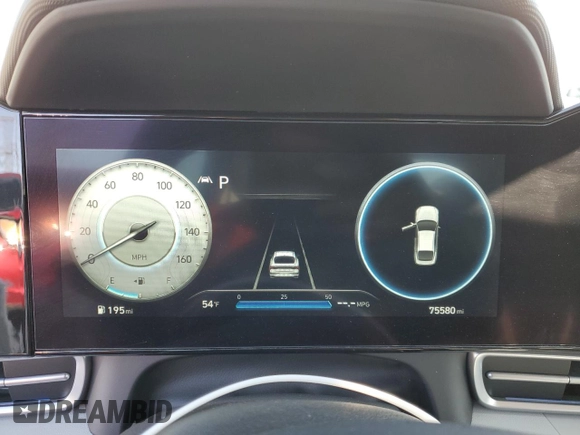 2021 Hyundai Elantra Limited with VIN 5NPLP4AG3MH031392, listed as a Copart auction lot 44696405 with 75,580 mi miles and Salvage Title. Bid and sale history available at DreamBid. Image 9.