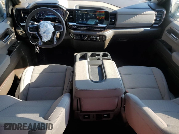 2025 Chevrolet Silverado 1500 LT with VIN 2GCPACED1S1120406, listed as a Copart auction lot 53450275 with 9,595 mi miles and Clean Title. Bid and sale history available at DreamBid. Image 8.