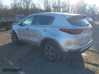 2020 Kia Sportage LX with VIN KNDPMCAC6L7789201, listed as a IAAI auction lot 41320446 with 55,041 mi miles. Bid and sale history available at carsss.com. Image 3.