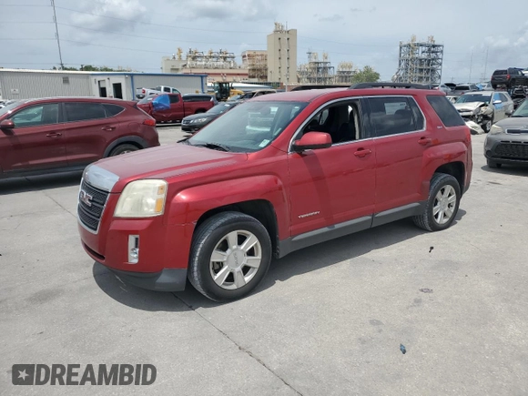 2013 GMC Terrain SLT with VIN 2GKALUEK1D6185464, listed as a Copart auction lot 55554595 with 125,419 mi miles and Salvage title. Bid and sale history available at DreamBid. Image 1.