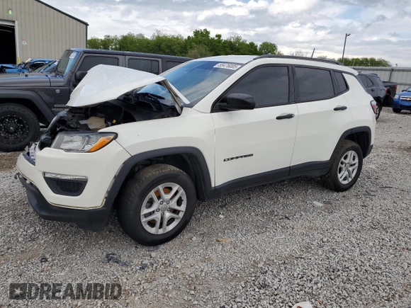 2018 Jeep Compass Sport с VIN 3C4NJDAB9JT440751, выставлен на аукционе Copart как лот 55476005 с пробегом 147 141 миль миль и Списание • Salvage title. История ставок и продаж доступна на DreamBid. Изображение 1.