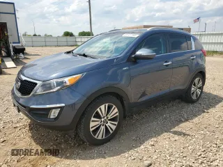 2015 Kia Sportage EX with VIN KNDPCCAC1F7691958, listed as a Copart auction lot 59727395 with 89,485 mi miles and Salvage title. Bid and sale history available at DreamBid. Image 1.