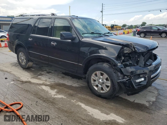 2015 Ford Expedition Max Limited with VIN 1FMJK2AT5FEF27137, listed as a Copart auction lot 63262965 with 113,414 mi miles and Salvage title. Bid and sale history available at DreamBid. Image 4.