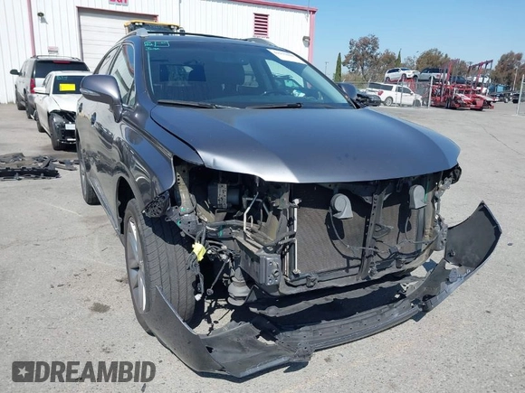 2015 Lexus RX 350 with VIN 2T2ZK1BA7FC154034, listed as a IAAI auction lot 41975080 with 222,266 mi miles. Bid and sale history available at carsss.com. Image 1.