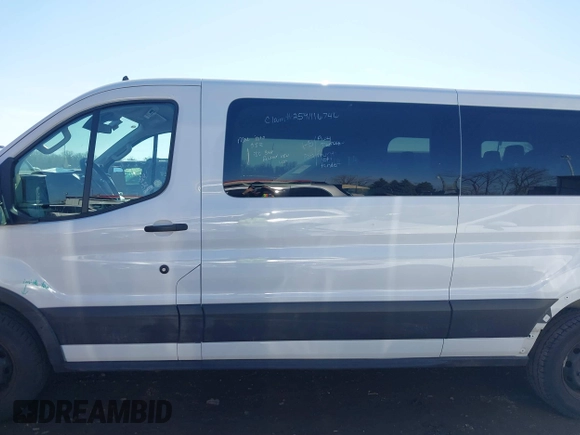 2023 Ford Transit Passenger XL with VIN 1FBAX2YG2PKB09012, listed as a IAAI auction lot 41814263 with 50,901 mi miles. Bid and sale history available at carsss.com. Image 14.