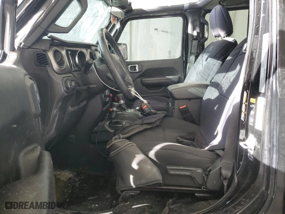 2021 Jeep Gladiator Sport S with VIN 1C6JJTAG0ML505949, listed as a Copart auction lot 88710005 with 53,562 mi miles and Salvage Title. Bid and sale history available at carsss.com. Image 7.