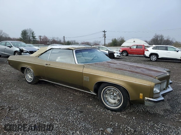 1972 Oldsmobile 88 z VIN 3N67U2M533910, wystawiony jako Copart lot #51184465 z przebiegiem 58 260 mil mil oraz Czysty tytuł • Clean title. Historia ofert i sprzedaży dostępna na DreamBid. Obrazek 4.