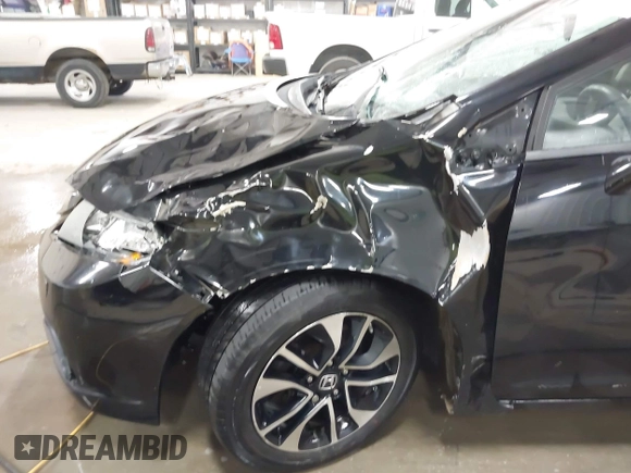 2013 Honda Civic EX with VIN 19XFB2F84DE035800, listed as a IAAI auction lot 41146476 with 217,185 mi miles and . Bid and sale history available at DreamBid. Image 6.