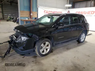 2017 Jeep Compass Latitude with VIN 1C4NJDEB7HD106048, listed as a Copart auction lot 56716925 with 208,777 mi miles and Salvage title. Bid and sale history available at DreamBid. Image 1.