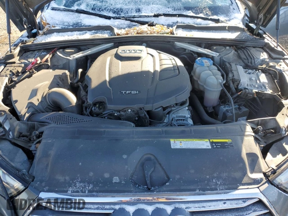 2017 Audi A4 Season of Audi Premium with VIN WAUDNAF45HN047474, listed as a Copart auction lot 86834754 with 93,548 mi miles and Salvage Title. Bid and sale history available at carsss.com. Image 11.