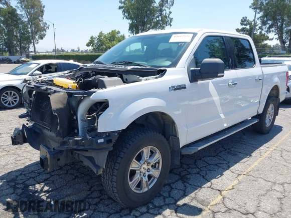2016 Ford F-150 XLT with VIN 1FTEW1C87GKF19766, listed as a IAAI auction lot 42647530 with 63,953 mi miles and . Bid and sale history available at DreamBid. Image 18.