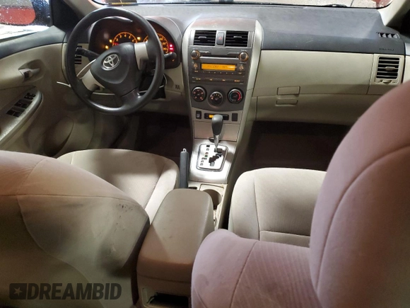 2011 Toyota Corolla L with VIN JTDBU4EE3B9125842, listed as a Copart auction lot 52858335 with 134,422 mi miles and Salvage Title. Bid and sale history available at carsss.com. Image 8.