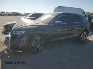 2018 Audi SQ5 Prestige z VIN WA1C4AFY4J2135454, wystawiony jako Copart lot #53331975 z przebiegiem Nie podano mil oraz Szkoda całkowita • Salvage title. Historia ofert i sprzedaży dostępna na DreamBid. Obrazek 1.