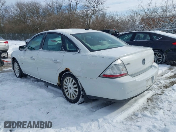 2008 Mercury Sable with VIN 1MEHM40W08G616060, listed as a IAAI auction lot 41579418 with 191,244 mi miles. Bid and sale history available at carsss.com. Image 3.