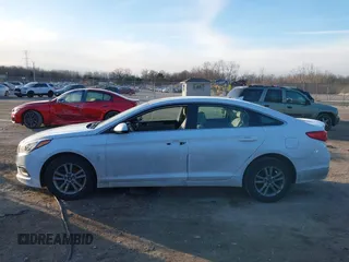 2017 Hyundai Sonata 2.4L with VIN 5NPE24AF8HH523016, listed as a IAAI auction lot 41235187 with 106,757 mi miles and . Bid and sale history available at carsss.com. Image 14.