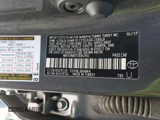 2018 Toyota C-HR XLE z VIN NMTKHMBX5JR042941, wystawiony jako IAAI lot #41803153 z przebiegiem 110 220 mil mil oraz . Historia ofert i sprzedaży dostępna na DreamBid. Obrazek 9.