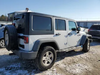 2018 Jeep Wrangler JK Unlimited Sport with VIN 1C4BJWDG8JL806555, listed as a Copart auction lot 87868855 with 57,150 mi miles and Salvage Title. Bid and sale history available at carsss.com. Image 3.