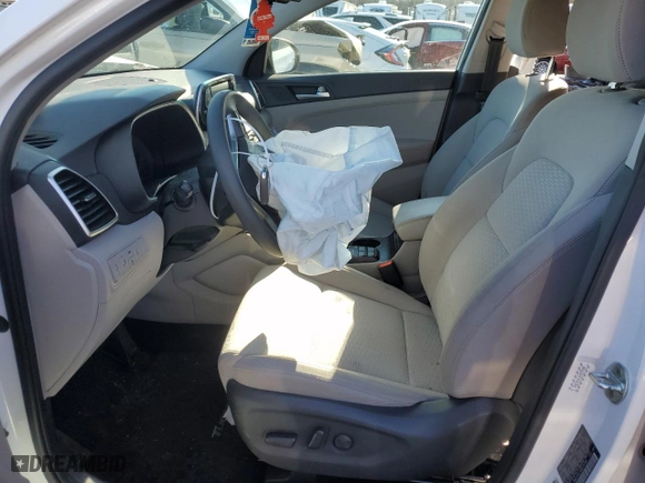 2021 Hyundai Tucson Sport with VIN KM8J3CAL5MU372188, listed as a Copart auction lot 85765474 with 53,252 mi miles and Salvage Title. Bid and sale history available at carsss.com. Image 7.