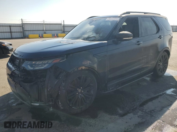 2017 Land Rover Discovery HSE Luxury with VIN SALRHBBV4HA039497, listed as a Copart auction lot 76072954 with Not Provided miles and Salvage Title. Bid and sale history available at carsss.com. Image 1.