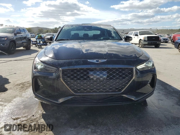 2019 Genesis G70 3.3T Advanced with VIN KMTG34LE4KU034332, listed as a Copart auction lot 76933854 with 72,160 mi miles and Non Repairable. Bid and sale history available at carsss.com. Image 5.