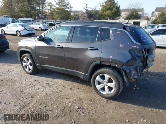 2022 Jeep Compass Latitude with VIN 3C4NJDBB7NT123913, listed as a IAAI auction lot 41431372 with 37,006 mi miles and . Bid and sale history available at DreamBid. Image 3.