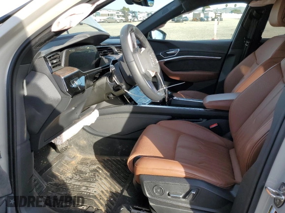 2021 Audi e-tron Prestige with VIN WA1VABGE9MB030019, listed as a Copart auction lot 42203863 with 24,925 mi miles and . Bid and sale history available at DreamBid. Image 7.