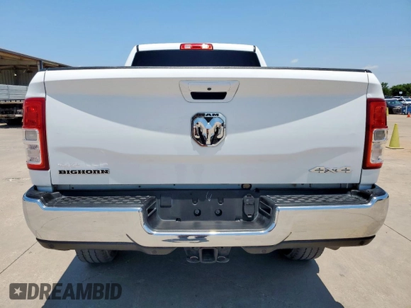 2022 Ram 2500 Big Horn with VIN 3C6UR5DL3NG297803, listed as a Copart auction lot 61295805 with 52,562 mi miles and Salvage title. Bid and sale history available at DreamBid. Image 6.