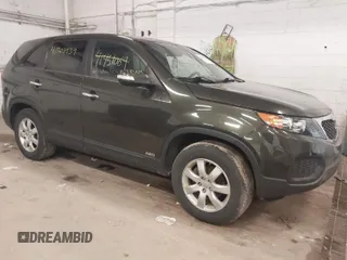 2012 Kia Sorento LX with VIN 5XYKTDA63CG264158, listed as a IAAI auction lot 41903939 with 162,633 mi miles. Bid and sale history available at carsss.com. Image 1.