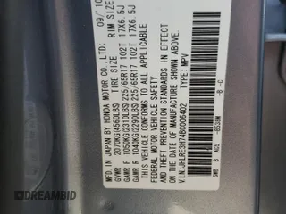 2011 Honda CR-V EX-L with VIN JHLRE3H74BC006402, listed as a Copart auction lot 47190335 with 39,941 mi miles and Salvage Title. Bid and sale history available at carsss.com. Image 14.