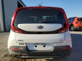 2020 Kia Soul S with VIN KNDJ23AUXL7057528, listed as a Copart auction lot 50912615 with 85,037 mi miles and Salvage Title. Bid and sale history available at carsss.com. Image 6.