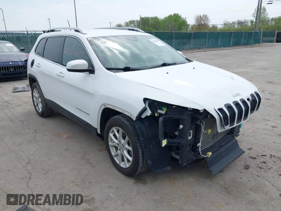 2017 Jeep Cherokee Latitude z VIN 1C4PJLCB4HD218750, wystawiony jako IAAI lot #42104697 z przebiegiem 153 708 mil mil oraz . Historia ofert i sprzedaży dostępna na DreamBid. Obrazek 1.