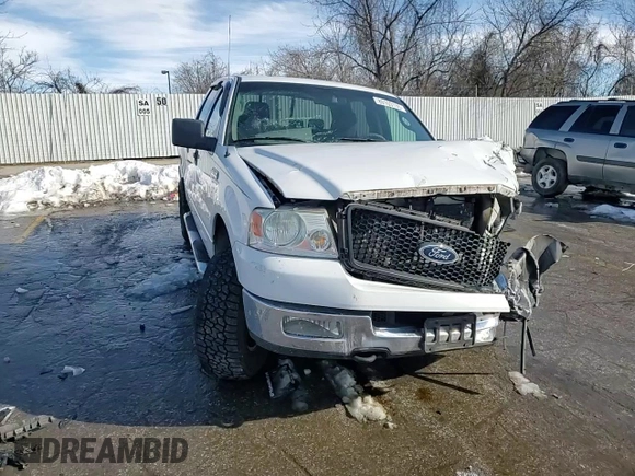 2005 Ford F-150 XLT with VIN 1FTPW14585FB29598, listed as a Copart auction lot 89103135 with 203,942 mi miles and Salvage Title. Bid and sale history available at carsss.com. Image 11.