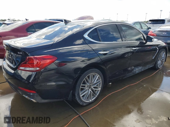 2020 Genesis G70 2.0T with VIN KMTG64LA4LU059933, listed as a Copart auction lot 73786014 with Not provided miles and Non repairable. Bid and sale history available at DreamBid. Image 3.