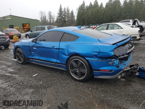 2021 Ford Mustang Mach 1 with VIN 1FA6P8R04M5555068, listed as a Copart auction lot 45604115 with 13,151 mi miles and Salvage Title. Bid and sale history available at carsss.com. Image 2.