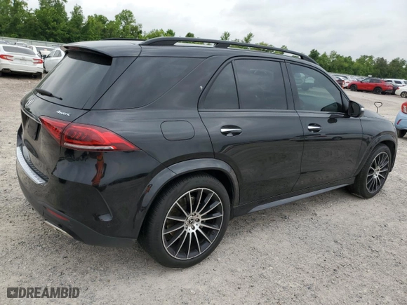 2021 Mercedes-Benz GLE with VIN 4JGFB8GB1MA494990, listed as a Copart auction lot 52093614 with 42,265 mi miles. Bid and sale history available at carsss.com. Image 3.