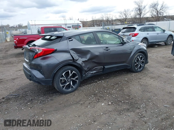 2019 Toyota C-HR XLE with VIN JTNKHMBX6K1055144, listed as a IAAI auction lot 41937836 with 8,299 mi miles. Bid and sale history available at carsss.com. Image 4.