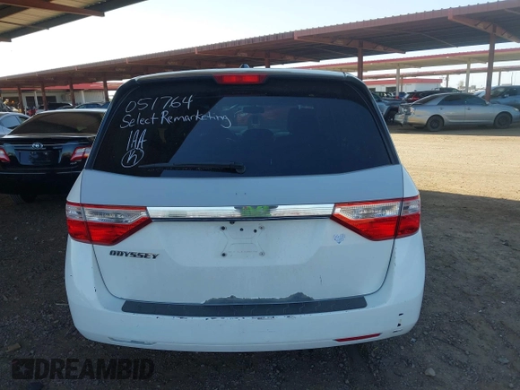 2012 Honda Odyssey EX-L with VIN 5FNRL5H67CB051764, listed as a IAAI auction lot 42493181 with 167,189 mi miles and . Bid and sale history available at DreamBid. Image 16.