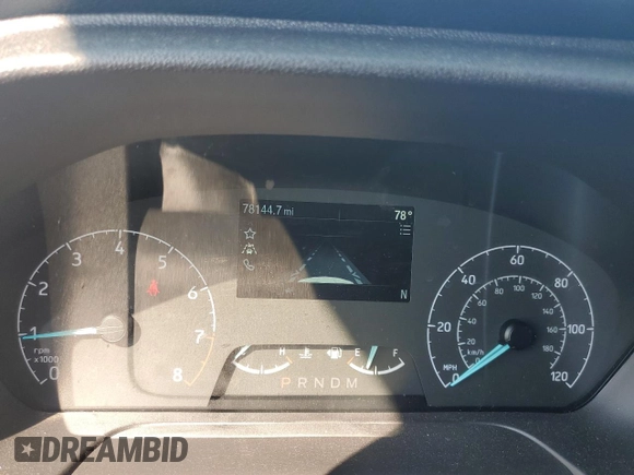 2020 Ford Transit Cargo with VIN 1FTBR3X86LKB73526, listed as a Copart auction lot 69710644 with 78,144 mi miles and Salvage Title. Bid and sale history available at DreamBid. Image 9.
